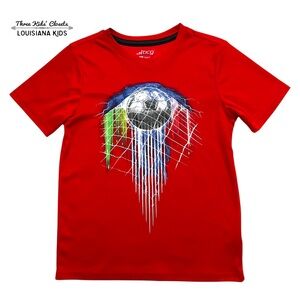 BCG Boys XS (6-7) Red Soccer Athletic Shirt